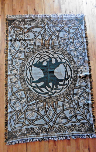 Vtg tapestry throw - throw, jen